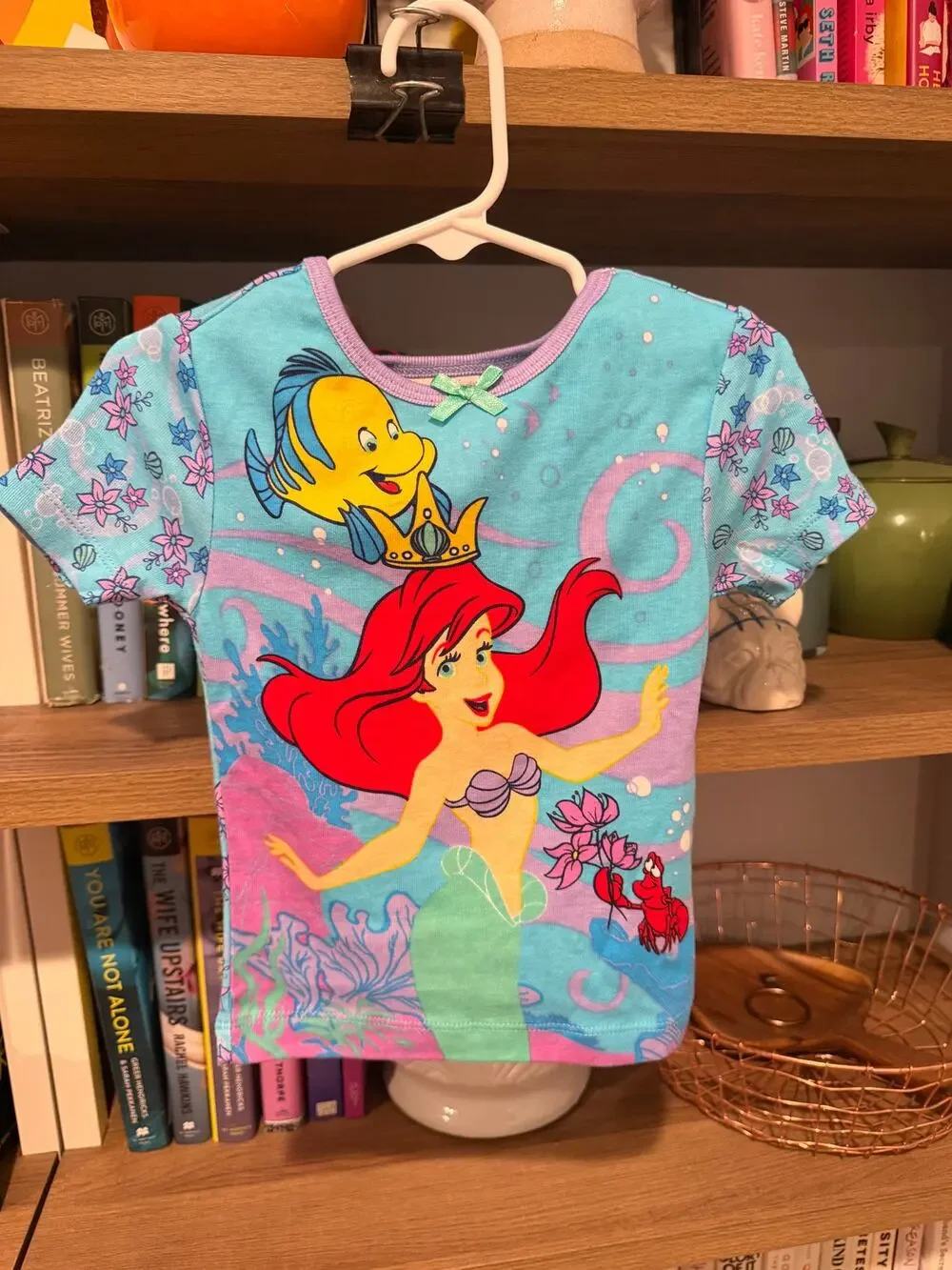Disney Store The Little Mermaid Ariel Flounder Pajama Set NWT Size 2